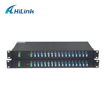 

Dense Wavelength Division Multiplexer ,16 Channels C21-C58, LC/UPC, Dual Fiber DWDM Mux Demux, FMU 1U Rack Mount