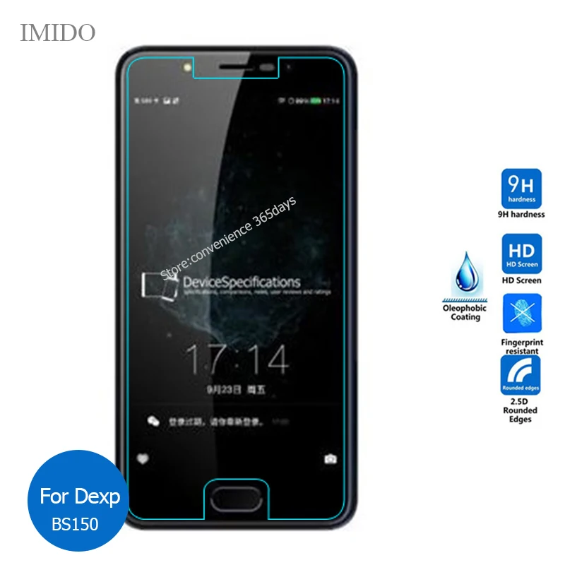 

For DEXP BS150 Tempered Glass Screen Protector 2.5 9h Safety Protective Film on BS 150