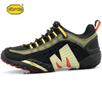 

Vibram Men Outdoor Sport Hiking Shoes Light Mesh Breathable for Male High Quality Mountain Climbing Sneakers