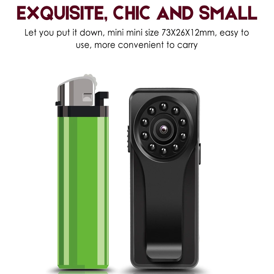 

Mini Chic Audio Dictaphone Registrar Handle Camera Video Recording Noise Reduction Clip Design Hidden Portable Recorder Pen