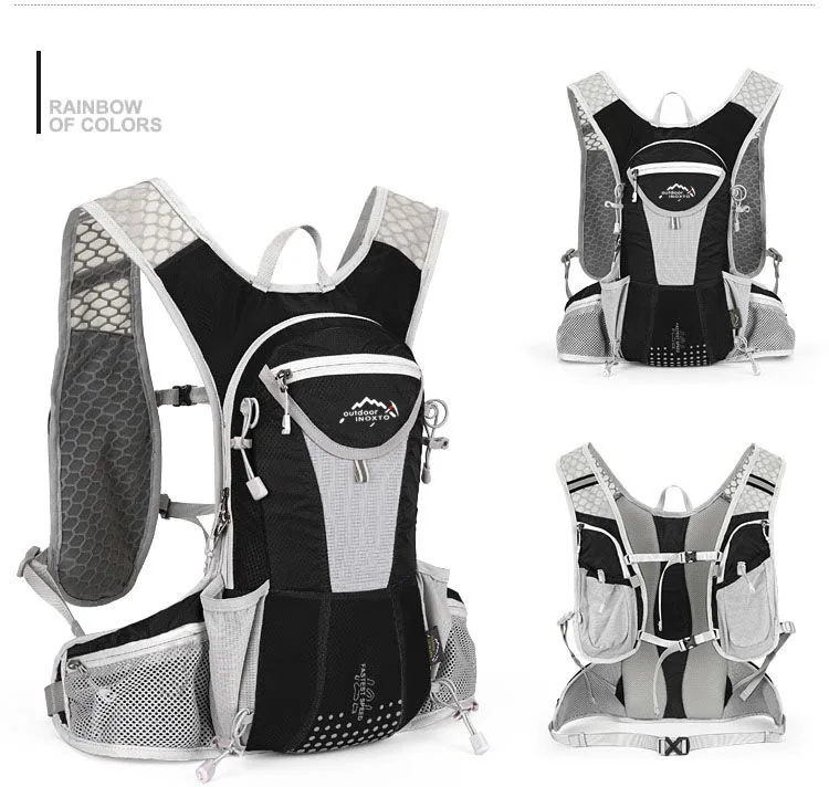 Велосипедная сумка нейлоновые велосипедные рюкзаки дышащая велосипедная фляга для воды Сверхлегкий аксессуары для верховой езды ночной светоотражающий полосатый рюкзак