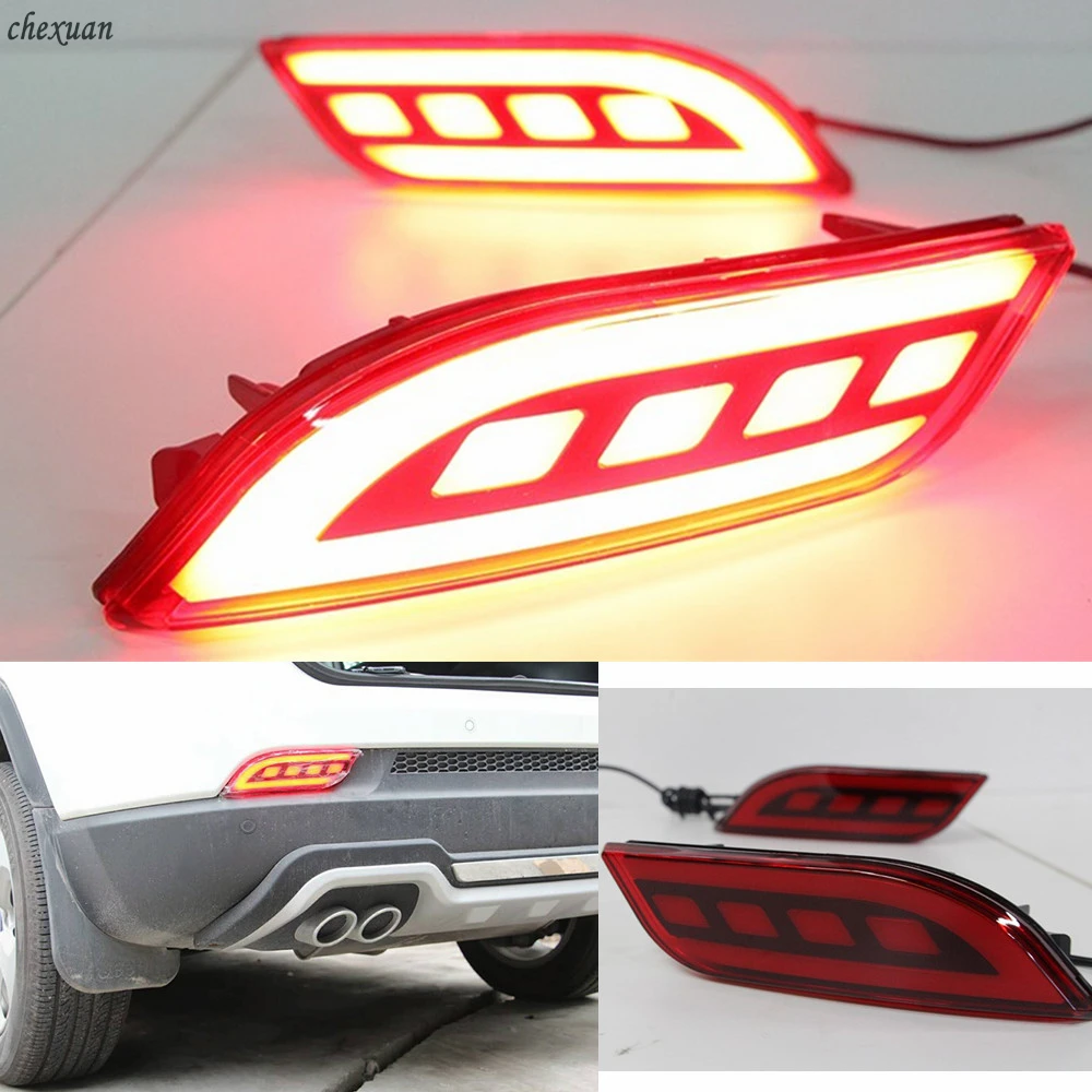CSCSNL 1 set 12V Car LED Rear Light Tail Back Fog Light Brake Lamp