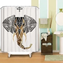 Giraffe Shower Curtain Pattern Customized Shower Curtain Waterproof Bathroom Fabric 150x180cm Shower Curtain For Bathroom cartoon wolf pattern waterproof bathroom shower curtain