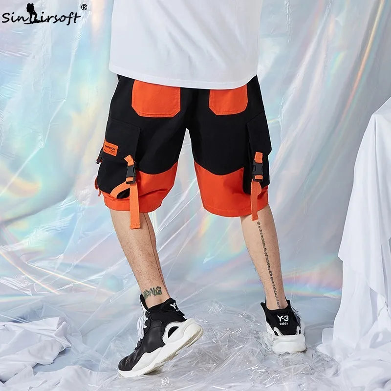 Tooling Shorts Summer Men 2019 Casual Cotton Wide Leg Shorts Trend Stitching Shorts New Hot Sale Loose Large Size Men's Clothing Tooling Shorts Summer Men 2019 Casual Cotton Wide Leg Shorts Trend Stitching Shorts New Hot Sale Loose Large Size Men's Clothing
