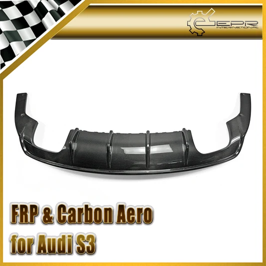 

EPR Car-styling For Audi S3 Carbon Fiber MX Style Rear Diffuser(Sedan) Glossy Fibre Finish Bumper Accessories Racing Trim