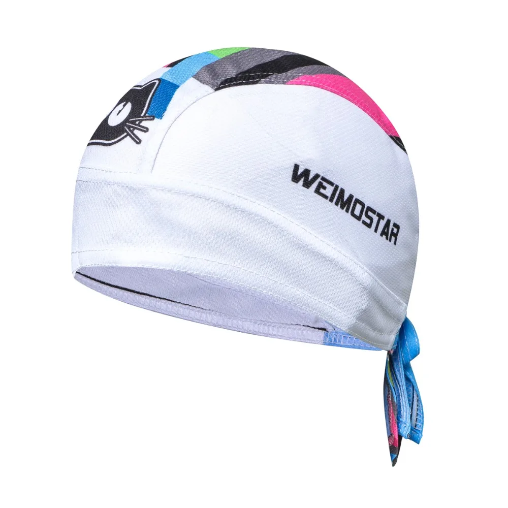 Weimostar Men Women Cycling Cap Bandana Head Coolmax Bike Team Quick Dry Sweat Hats MTB Sport Breathable Bicycle cap Helmet