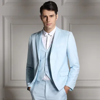 

Men's elegant and handsome suit casual pull dress up men's wedding new Lang dress business dress party party pull wind dress