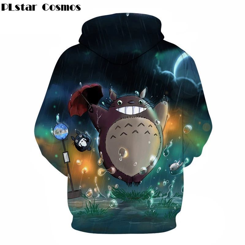 Повседневные мужские толстовки PLstar Cosmos с рисунком Аниме Тоторо 3d женские