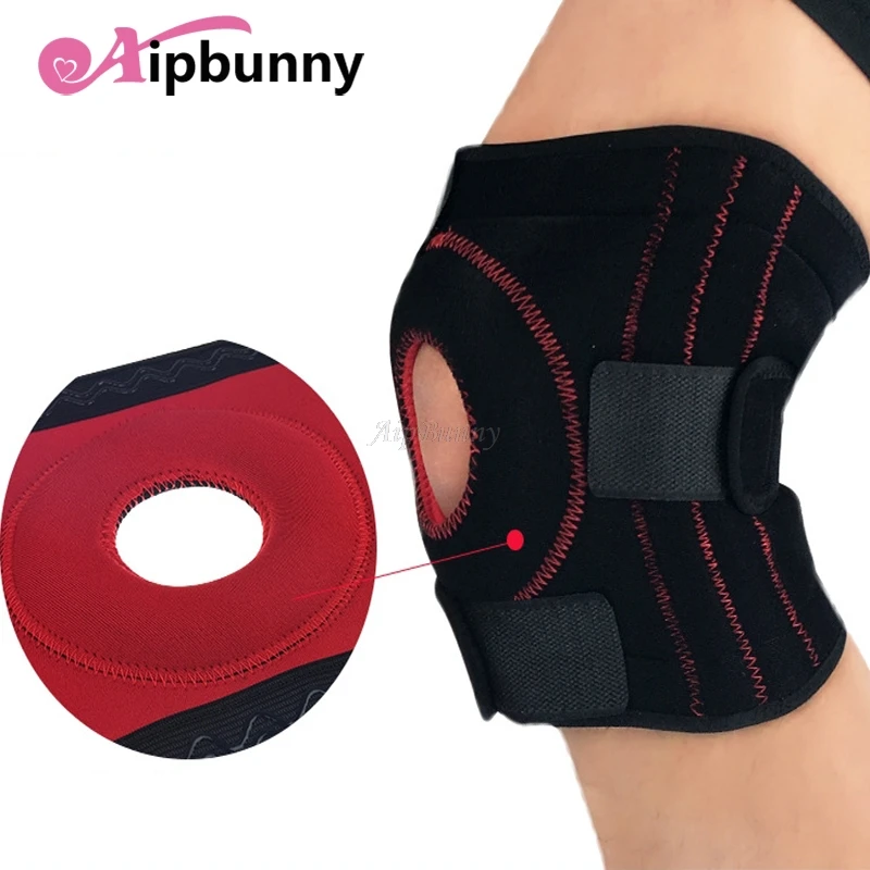 Ajustable 1Pair Elastic Knee Support Patella Tape Sport Strap Knee Pads