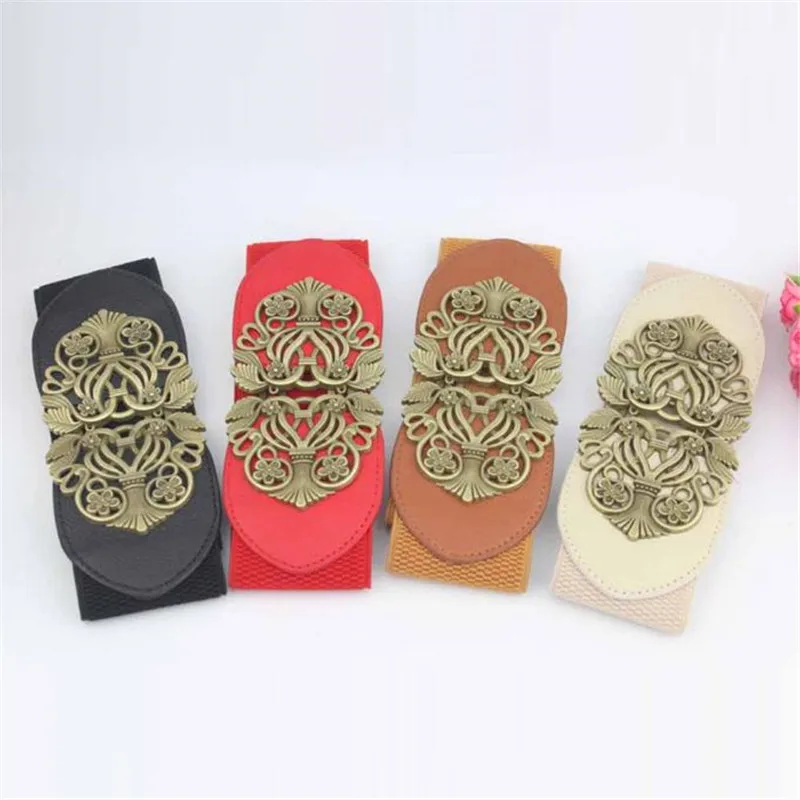 Female Brief Wide Belt Decoration Elastic Cummerbund Strap Dress Accessories Waistband for women Fashion Accessory 40FE0610