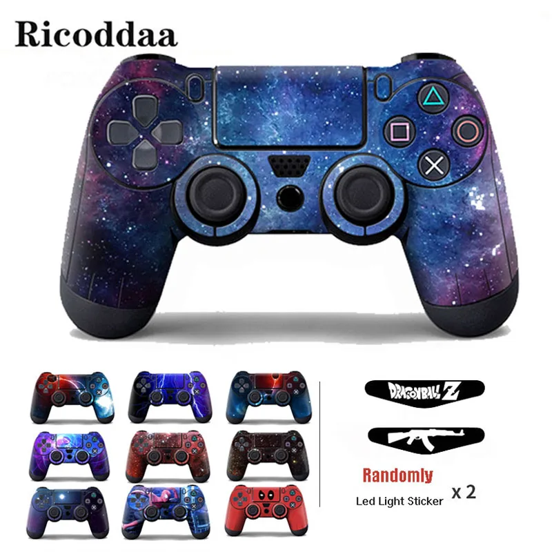 koste hule sandsynligt Vinyl Skin Sticker For PS4 Wireless Controller Gamepad Protective Cover  Decal For Playstation 4 Controle Joystick