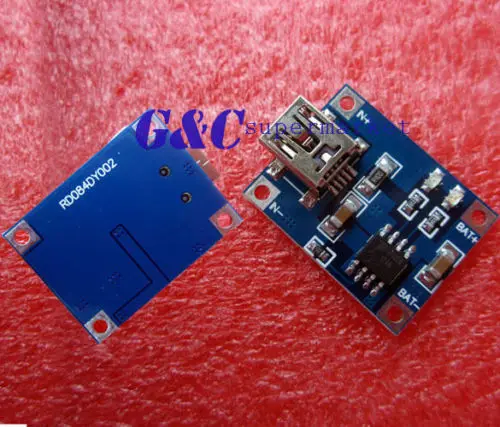 

5pcs 5V Mini USB 1A Lithium Battery Charging Board Charger Module GOOD