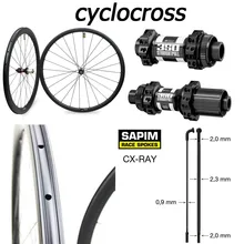 Gravel Bike Wheel Cyclocross Wheelset Toray T700 Carbon Fiber Road Rim With Sapim Spoke And DT Swiss 350 Hub