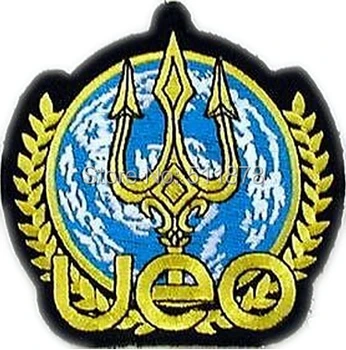 

3.5" SEAQUEST UEO Movie TV Show Series Costume Cosplay Embroidered Emblem iron on patch Baseball Cap Badge