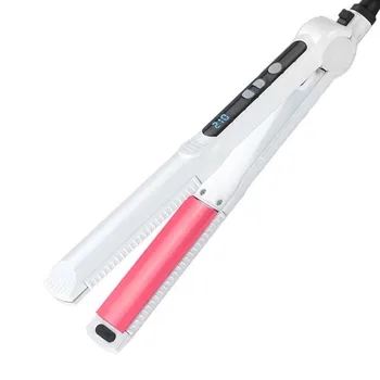 

Kemei KM-1878 3 in 1 corn clip curlers hair straightener hair curler professional flat irons curling styling tools