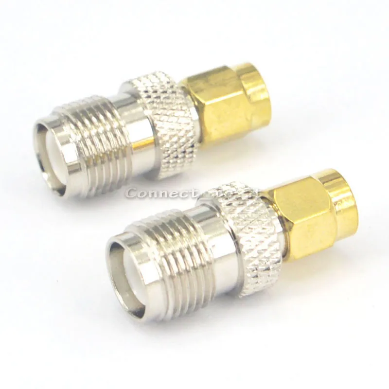

2 Pieces TNC - SMA Adapter RP TNC Female to RP SMA Male Straight Connector