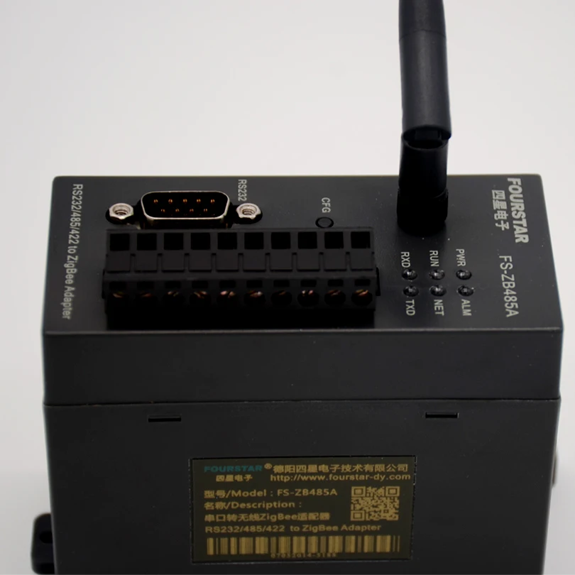 FOURSTAR Electronics Industrial RS232/485/422 серийный к беспроводному адаптеру ZigBee поддерживает