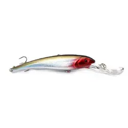 Рыбалка приманки Crankbait Крюк Минноу соленой воды Жесткий приманки Пластик Поддельные Рыба 16,5 см