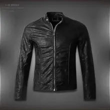 Кожаная мужская куртка, брендовые мотоциклетные кожаные куртки для мужчин, популярные дизайнерские мужские повседневные куртки, размер M-4XL