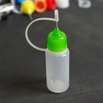 

2000pcs Soft PE 10ml Plastic Dropper Bottles With Screw Metal Needle Cap E liquid Empty Bottle