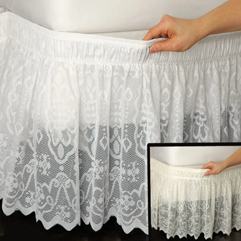 Free shipping lace princess without bed surface elastic ...