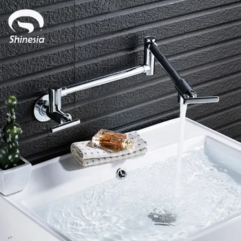 

Chrome Polished Bathroom Sink Faucet Bathtub Faucet Single Handle 360 Degree Rotating Mixer Tap