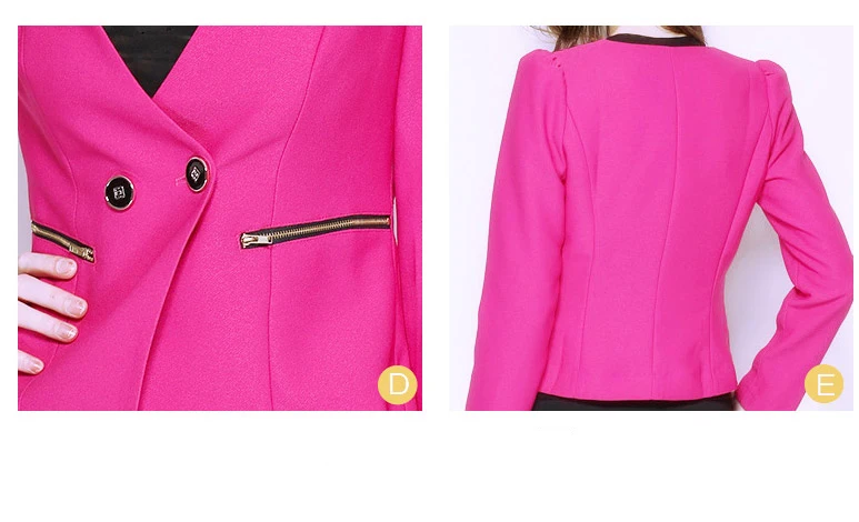 Женский приталенный Блейзер весеннее пальто куртка короткая верхняя одежда пальто модная офисная Дамская официальная одежда женское