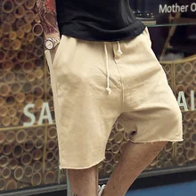 Новинка, мужские летние хлопковые шорты, мужские однотонные повседневные шорты, горячая Распродажа, мужские свободные высококачественные модные шорты в британском стиле