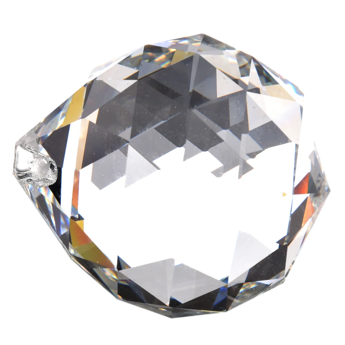 Горячая jfbl 40 мм фэн-шуй граненые декоративные кристаллы мяч(прозрачный