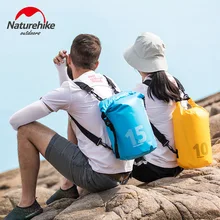 Naturehike 10L 15L 25L Swimming Bag Ocean Pack PVC Dry Wet Separation Outdoor Kayaking Storage Waterproof Rafting Drifting Bag