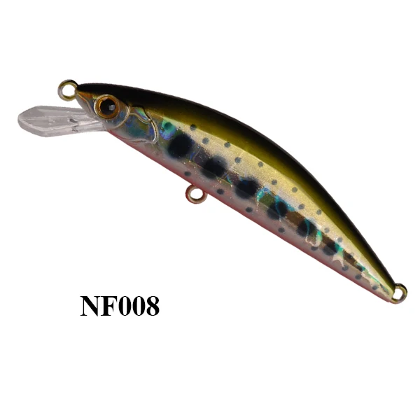 Smart Воблеры для рыбалки 4,5 см 3,7 г тонущий Минноу с VMC крюк для ловли карпа искусственные рыболовные приманки - Цвет: NF008