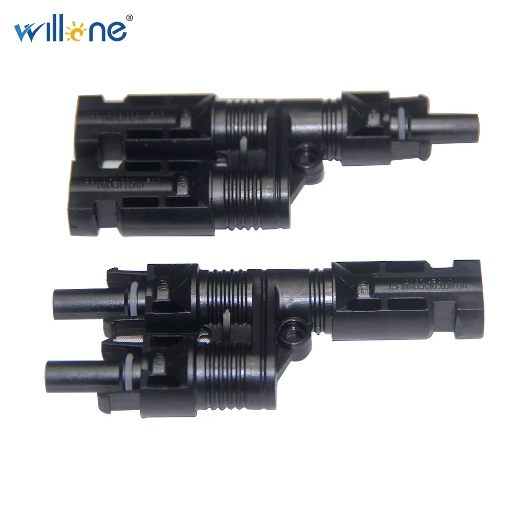 Conector de Energia Willone Frete Grátis t Conector Ramo Solar Mc4 2 Par
