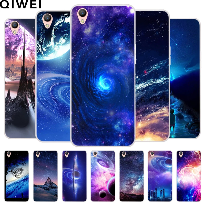 

For OPPO A37 Case 5.0'' Slim Space Printed silicone Soft TPU Back Cover For Oppo A37 A 37 A37M A37F Phone Cases Clear Bumper