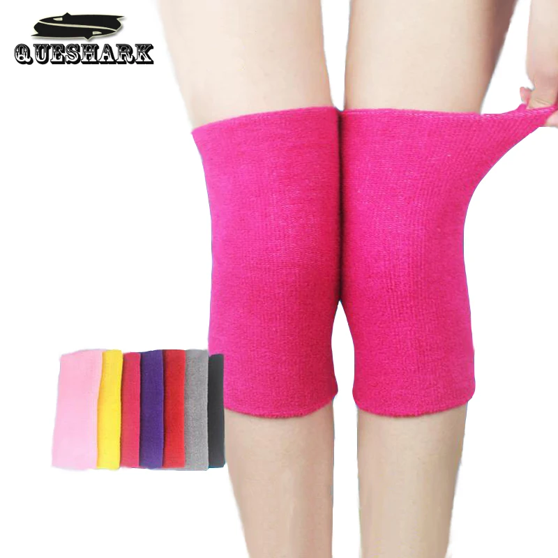 Breathable Warm Towel Non slip Dance Ski Knee Pads Outdoor Sports Leg