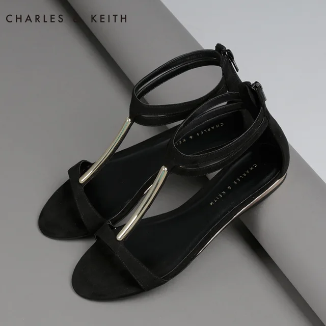 Fashion sandals flat charles keith ck1 80970001 casual