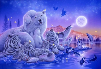 

Diamond Embroidery,Diamond Painting Tiger&beauty animal Seal Polar Bear,Cross Stitch,3D,Mosaic,Needlework,Crafts,Christmas,gifts