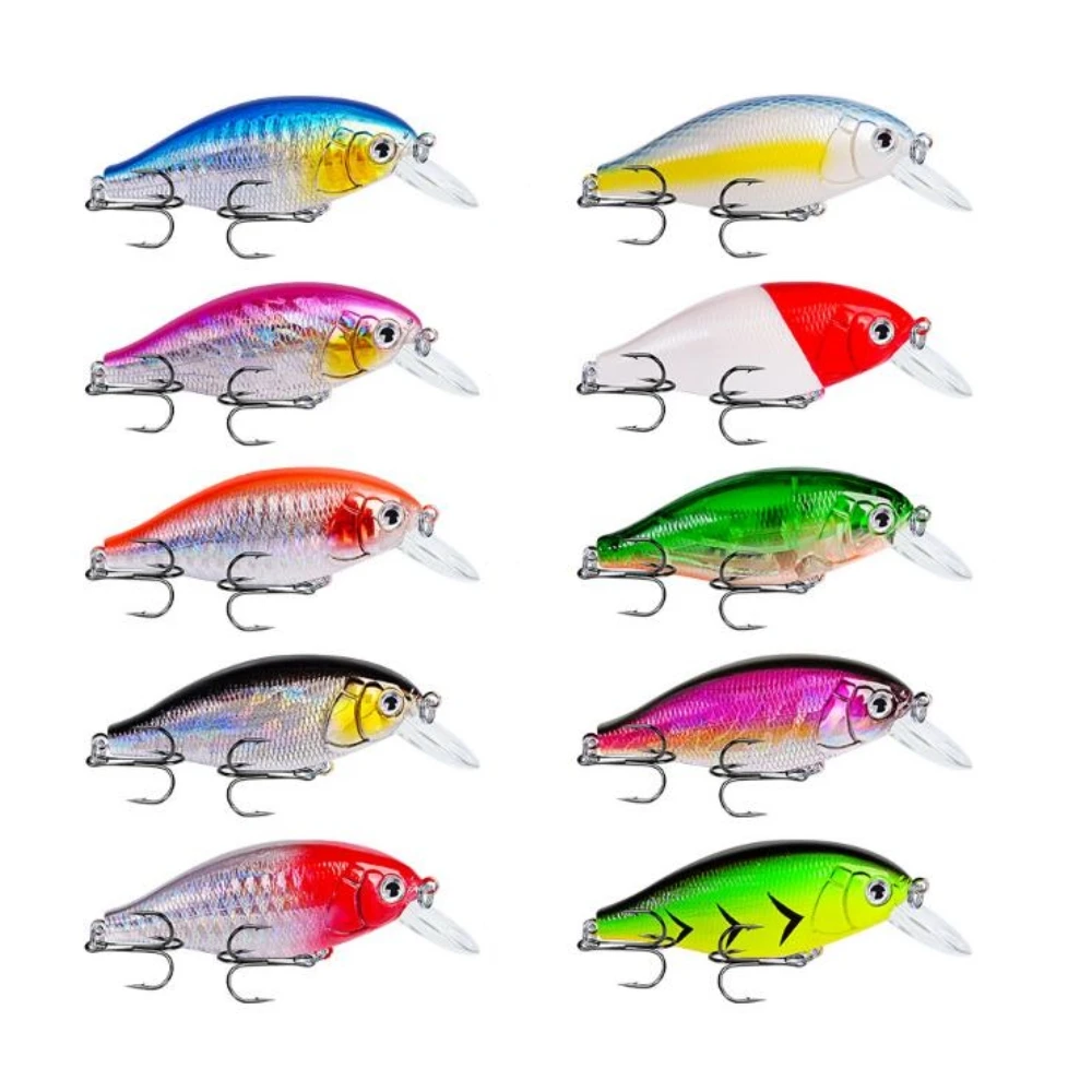 1pcs/lot Crankbait Fishing Artificial Hard Lure 13g 7cm Pesca Swimfish Crank Bait Bass Pike Perch Fishing Lure Wobblers