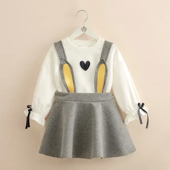

Children's Wear Children's Skirt New Autumn Girl's T-shirt Girls Set