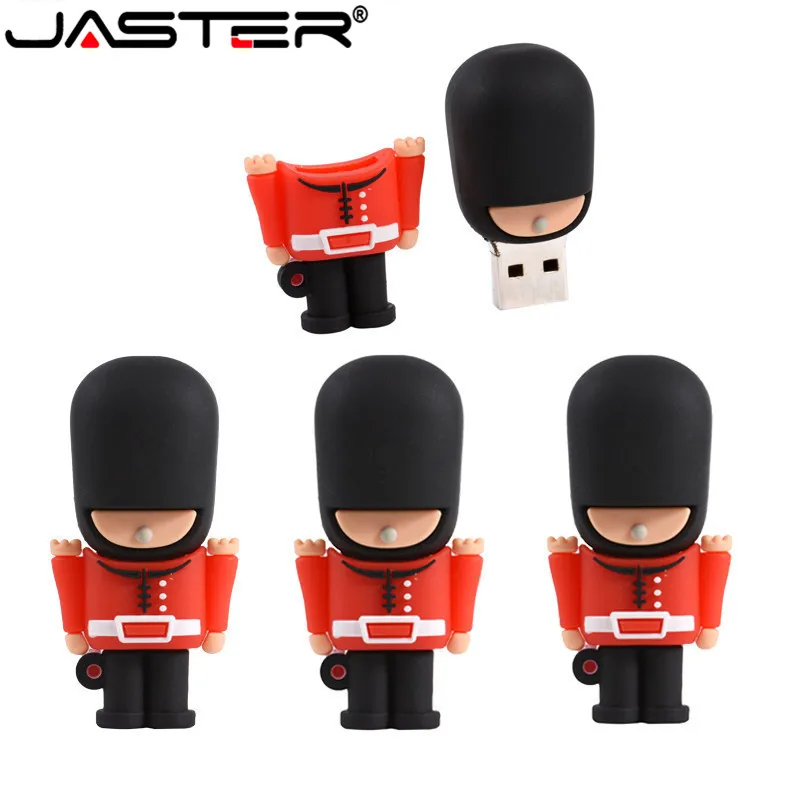 Новинка Лидер продаж USB Flash Drive флешки красивый британские гвардейцы мультяшный