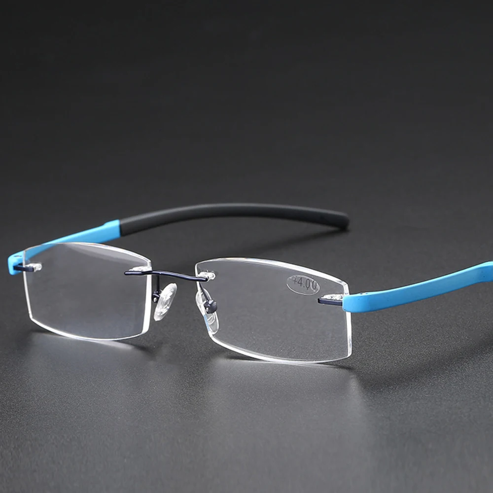 2019 Rimless Ultralight Tr90 Leg Single Lens / Progressive Lenses Anti-blue Reading Glasses +0.75 +1.25 +1.5 +2 +1.75 To +4 | Аксессуары