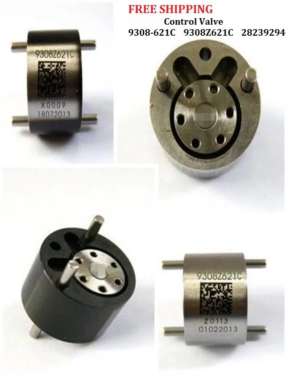 

4pcs Black Control Valves 9308-621C 9308Z621C 28239294 28440421 Suitable for Nissan Kia Ford Renault Citroen Cars