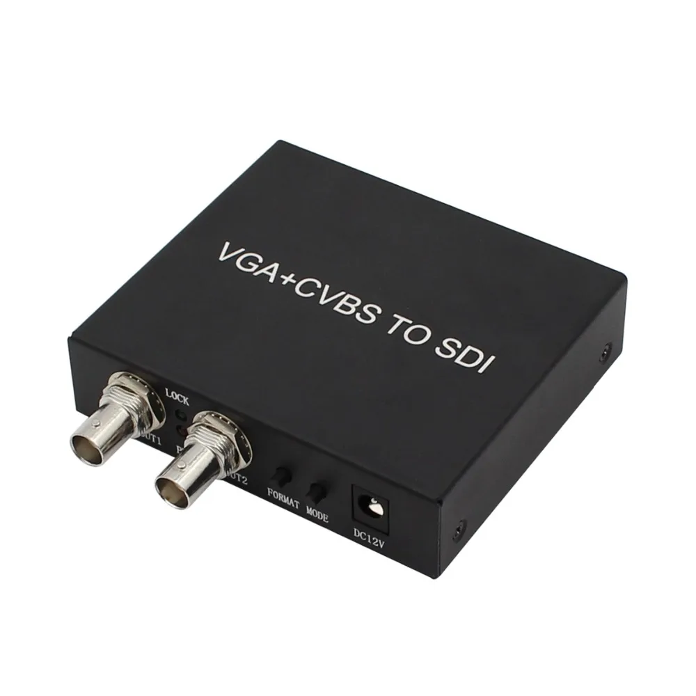 VGA+CVBS to SDI Converter,VGA AV+R/L Audio to SD/HD/3G SDI Box Broadcas,two sdi out port , with power adapter VGA+CVBS to SDI Converter,VGA AV+R/L Audio to SD/HD/3G SDI Box Broadcas,two sdi out port , with power adapter