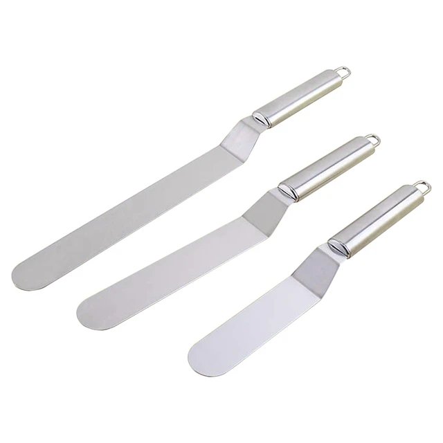 1pc 4/6/8/10 inch Stainless Steel Cake Spatula Butter Cream Icing Frosting  Knife Smoother Kitchen Pastry Cake Decoration Tools - AliExpress