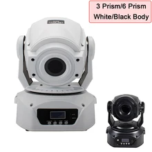 SHEHDS DMX 90 Вт Светодиодный точечный движущаяся головка светильник 3 грани призма вращающийся GOBO светодиодный движущаяся головка пятно вечерние DJ диско лампа Iyre светодиодный 6 Призма