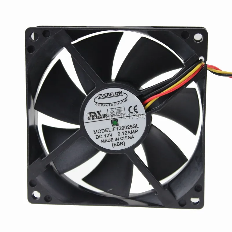 100PCS lot Gdstime DC 12V 3Pin Brushless Radiator Cooler Cooling Fan