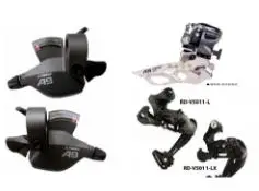 

LTWOO A9 Groupset 3*11S 33s trigger shifter rear derailleur front derailleur