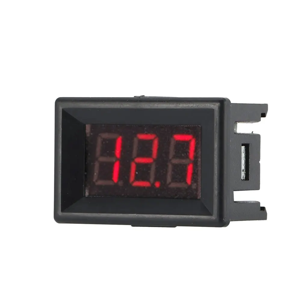 3 Wire LED Digital Voltage Meter 0-100V 0.36in Panel Voltmeter Electric Volt Tester For Auto Battery Motorcycle | Инструменты