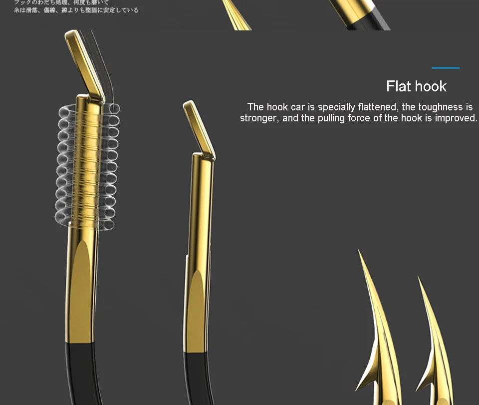 Ходьба рыбы 20 шт./лот рыболовный крючок с колючей цветной вольфрамовый сплав Навальный рыболовный крючок поставки Карп Рыба Pesca
