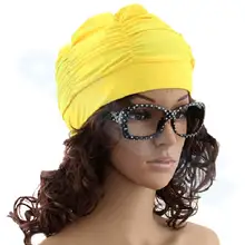 Драпировка Стретч, складная пляжная шапочка для плавания, сексуальная женская шапочка для плавания с длинными волосами, растягивающаяся шапочка для купания