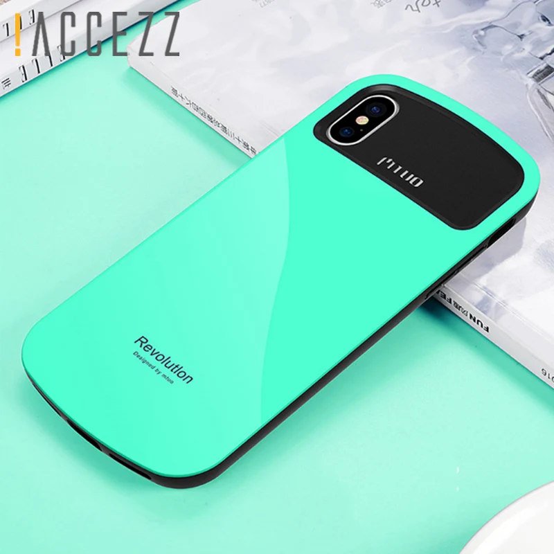 Чехол с полной защитой на 360 градусов для iPhone X 7 8 Plus мягкая рамка Жесткий ПК
